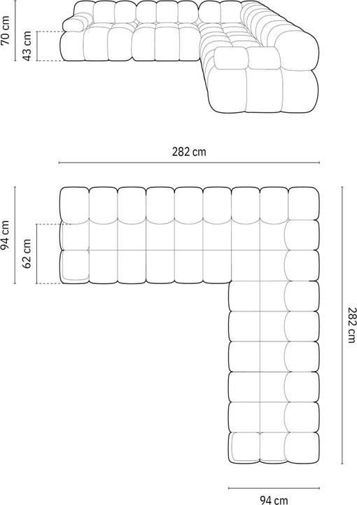 Nährwerte und Zutaten Micadoni Bellis (Ecksofa)