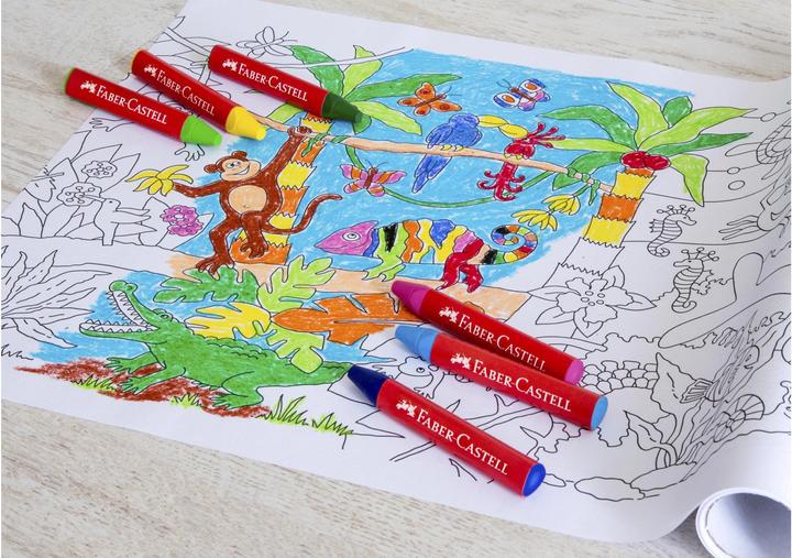 Image du produit Faber-Castell crayon de cire JUMBO (Multicolore, 12 x)