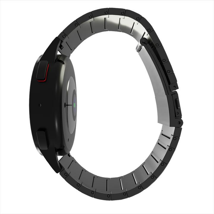 Produktbild Strap-it Luxe titanium smartwatch bandje - geschikt voor Fossil Gen 5 / Gen 5e 44mm / Gen 6 44mm - donkergrij (Titan)