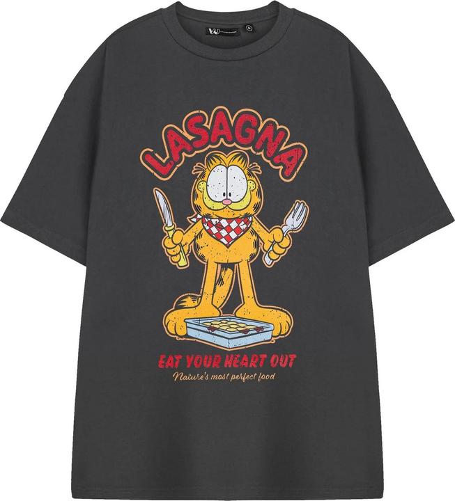 Garfield Eat Your Heart Out TShirt kurzärmlig
