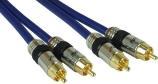 Produktbild InLine Cinch Kabel AUDIO, vergoldete Stecker, 2x Cinch (10 m, Cinch)