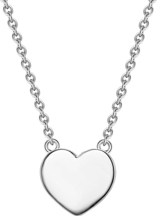 Produktbild Glanzstücke München Damen Herz Sterling Silber silber 40,0 cm Basiskette + 5,0 cm Verlängerung - 8964 (925er Silber rhodiniert, 925er Silber, 40 - 45 cm)