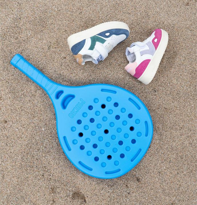 Immagine prodotto Victoria Scarpe da ginnastica con cinturino singolo in pelle crosta multicolore per bambini (31)