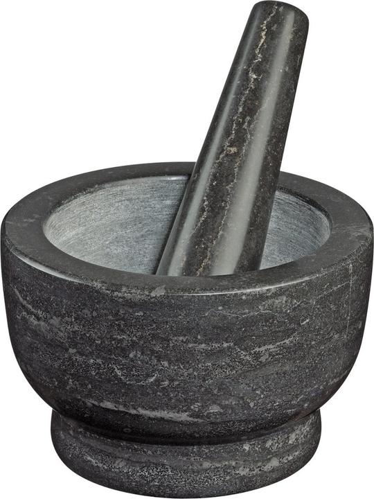 Actual product image Cilio Mortar URANUS ø 16 cm marble black