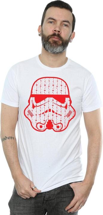 Image du produit Star Wars - T-shirt CHRISTMAS STORMTROOPER HELMET - Homme (L)
