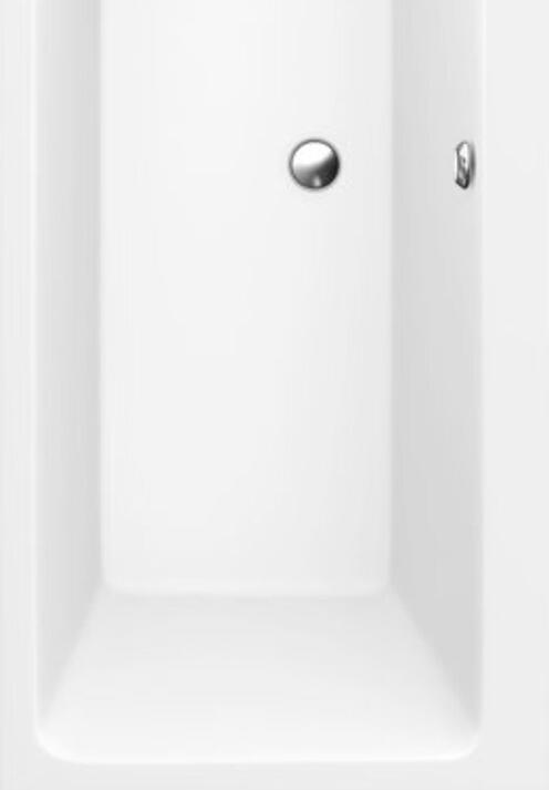 Image du produit Villeroy & Boch Baignoire rectangulaire Subway 80 x 180 cm blanc alpin lisse UBA180SUB2V-01 (180 l, 180 cm, 80 cm)
