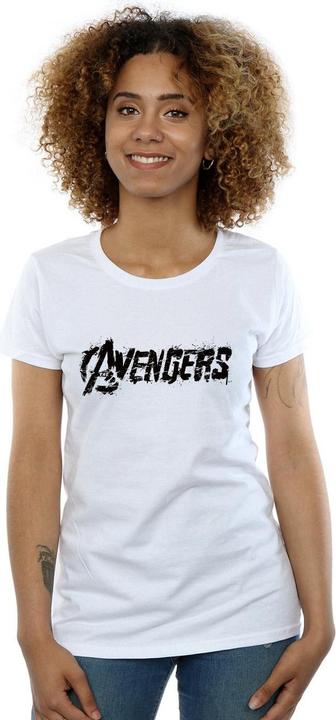 Immagine prodotto Marvel Maglietta Logo Effetto Invecchiato Donna (L)