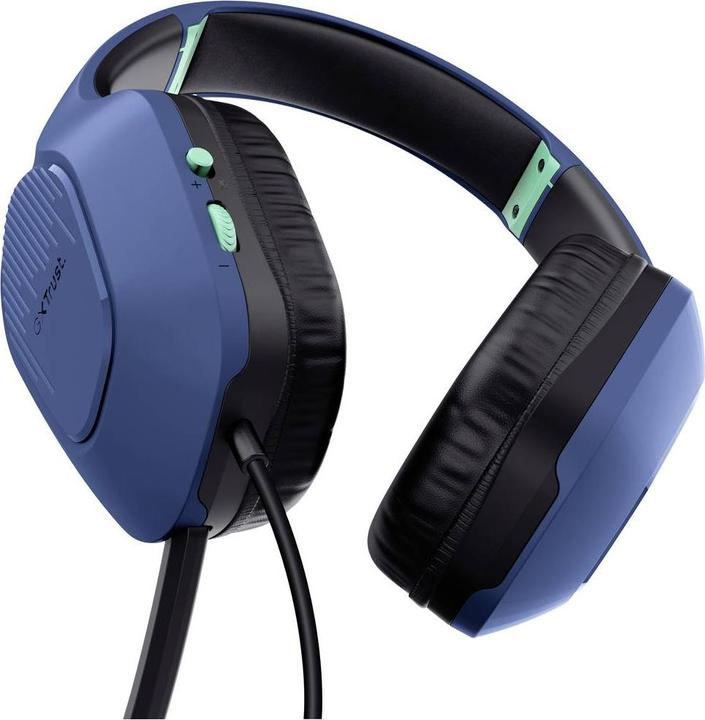 Image du produit Trust GXT415B CASQUE ZIROX - BLEU (Filaire)