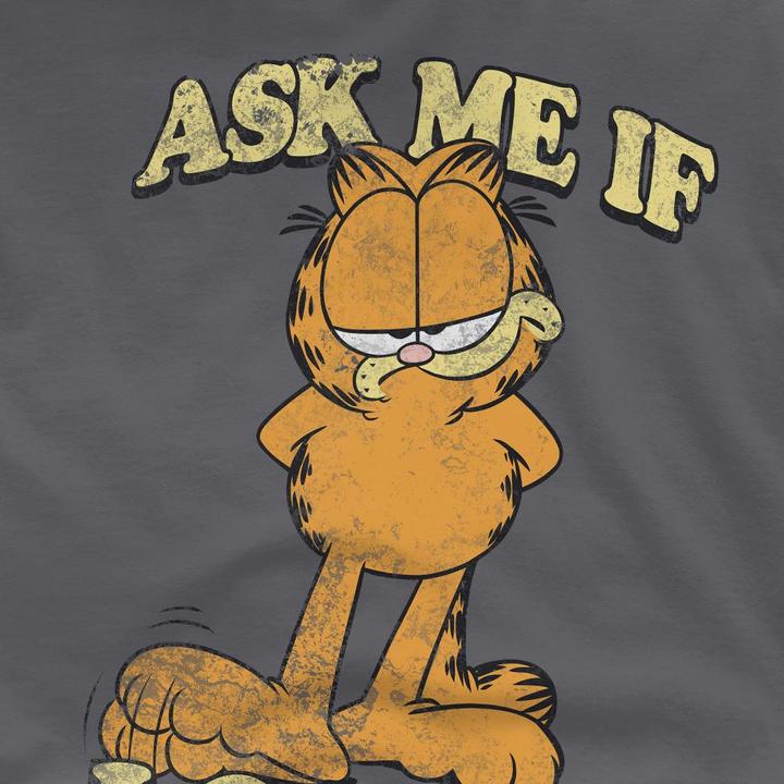 Actual product image Garfield Mens Ask Me T-Shirt (M)