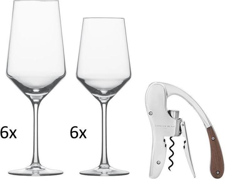 Produktbild Schott Zwiesel Weinglasset Pure + Flaschenöffner
