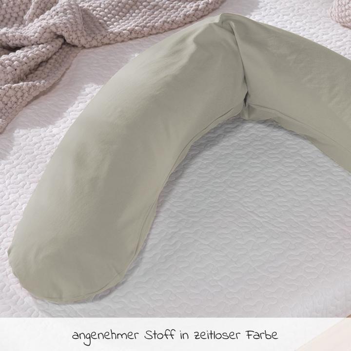 Image du produit Theraline Coussin d'allaitement "Das Original" avec rembourrage en épeautre, housse incluse 190 cm (190 cm)