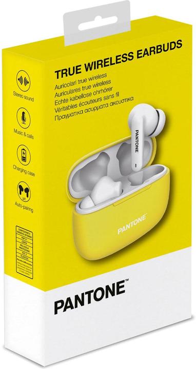 Image du produit Celly Pantone Tws In Ear Yellow Pt-Tws008y (5 h, Sans fil)