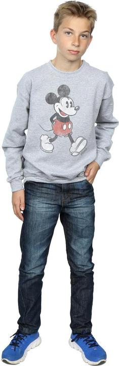Actual product image Disney Boys Walking Mickey Mouse Cotton Sweatshirt (152, 158)