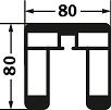 Produktbild Sport-Thieme Volleyball-Pfosten 80x80 mm