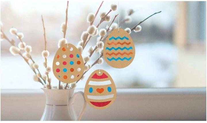 Actual product image Folia Easter transparent pictures craft set 21 pieces