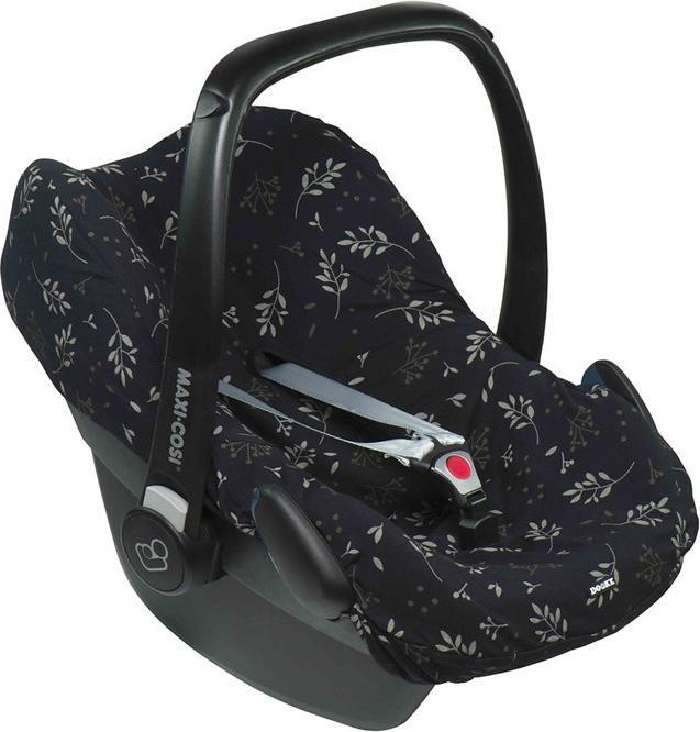 Dooky Coperta per navicella - Foglie nere