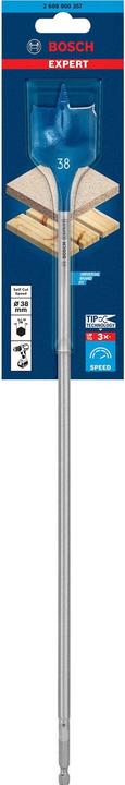 Actual product image Bosch Professional Zubehör EXPERT Self Cut Speed Flat Milling Drill, 38 x 400 mm (38 millimetres)