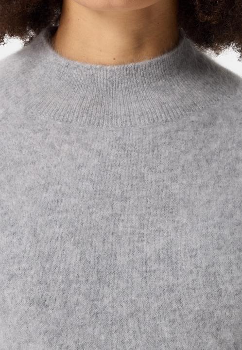 Actual product image Cash-Mere Brushed Kaschmir Pullover mit kurzem Stehkragen (XS)