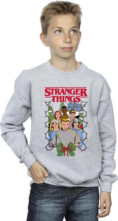 Immagine prodotto Netflix Stranger Things Christmas Poster Felpa Ragazzi (152, 158)