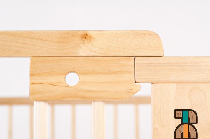 Image du produit Felibaby ONE4all 1+7 - Oktogon - Parc pour enfants géant / grille de configuration naturelle (bouleau laqué (225 cm)
