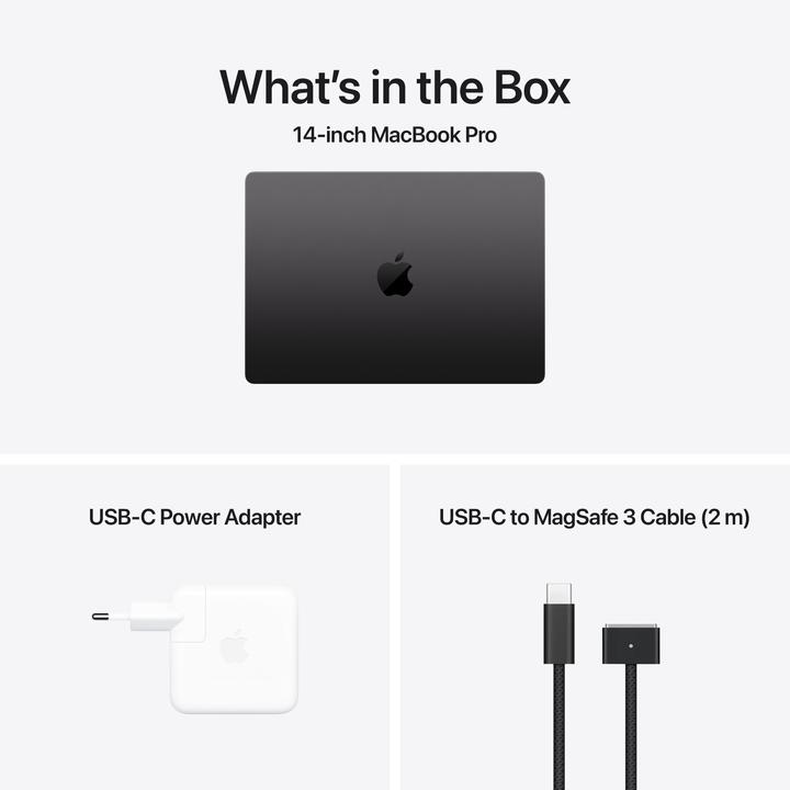 Produktbild Apple MacBook Pro 14 – 2024 (14.20", M4, 32 GB, 512 GB, DE)