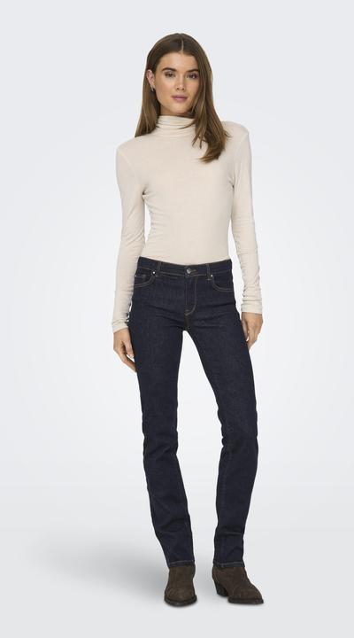 Actual product image Only Straight cut medium waist jeans Straight fit jeans (W26/L32)