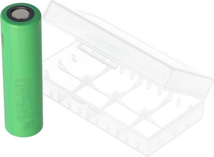 Immagine prodotto Sony Batteria US18650VTC5 uscita corrente massima 30A (Flat Top) incl. box protezione batteria (1 pz., 2600 mAh)