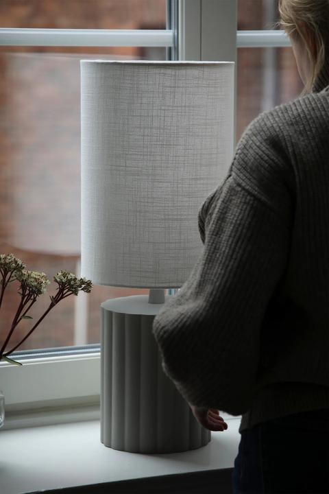 Image du produit Markslöjd Tischleuchte CAN Grau 57 cm, Betriebsart: Netzbetrieb (E27)