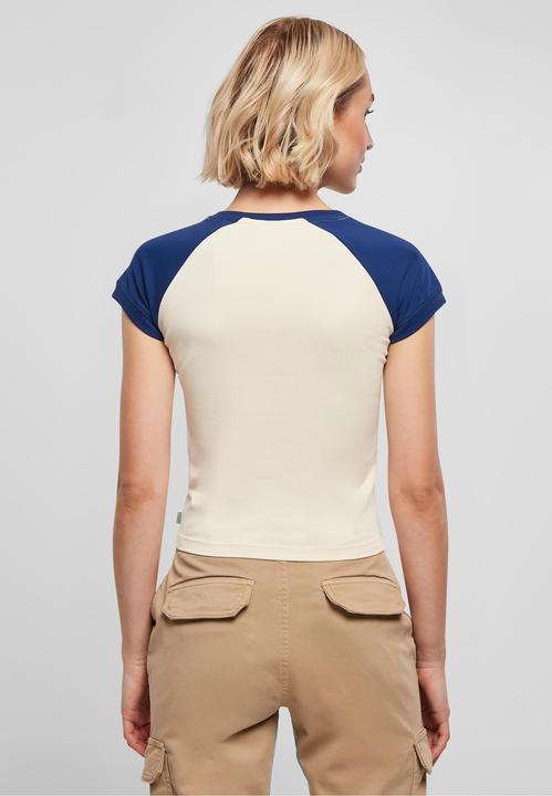 Immagine prodotto Urban Classics Maglietta da baseball corta retrò elasticizzata biologica da donna - 19391 (4XL)
