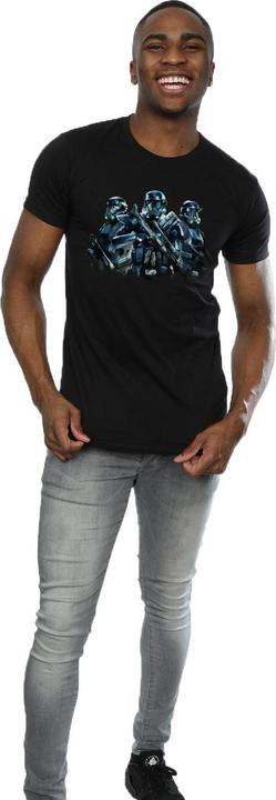 Actual product image Star Wars Mens Rogue One Death Trooper Squadron T-Shirt (S)