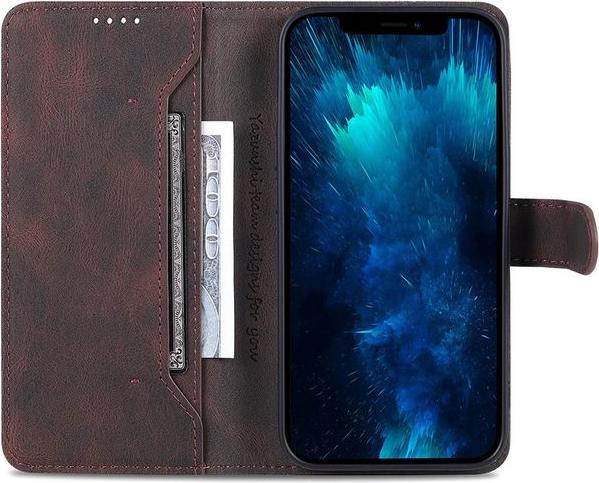 Produktbild MU Classic Retro Leder Bookcover Hülle (Apple iPhone 13 Pro)