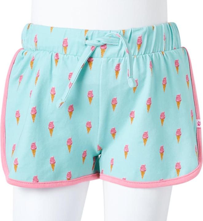 Produktbild VidaXL Kindershorts mit Kordelzug Helles Minzgrün 140,Material (140)
