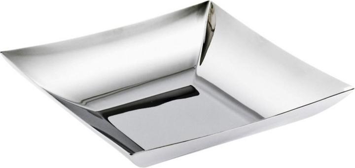 Actual product image Sambonet Linea Q fruit bowl square (56526-LN) NEW & (24 x 24 cm)