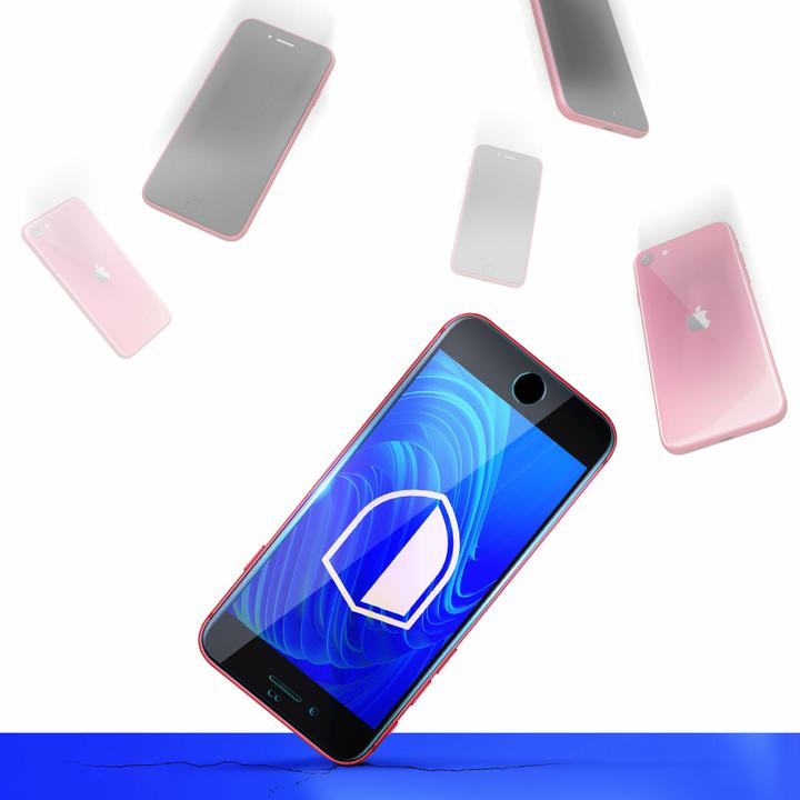 Produktbild 3MK NeoGlass for iPhone SE 2020 black frame (1 Stück, Apple iPhone SE)