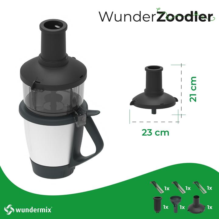Produktbild Wundermix WunderZoodler | Spiralschneider-Erweiterung für WunderSlicer Gemüseschneider