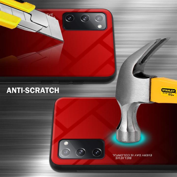 Produktbild Cadorabo TPU 2 Farben Glas Cover (Samsung Galaxy S20 FE)