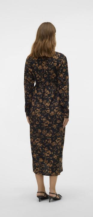 Image du produit Mamalicious Coupe normale Col en V Manches étroites Robe midi (L)