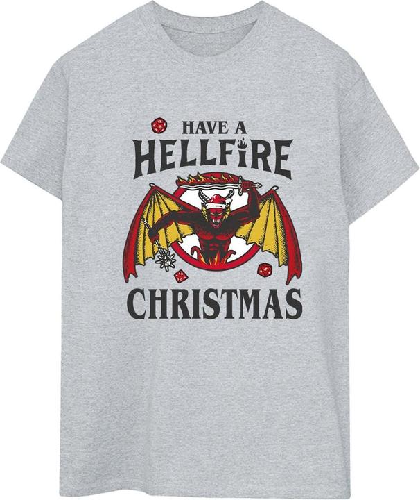 Netflix Stranger Things Hellfire Christmas TShirt (XL)