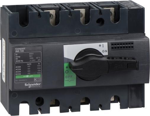Produktbild Schneider 3P 100A INS100 Lasttrennschalter (28908)