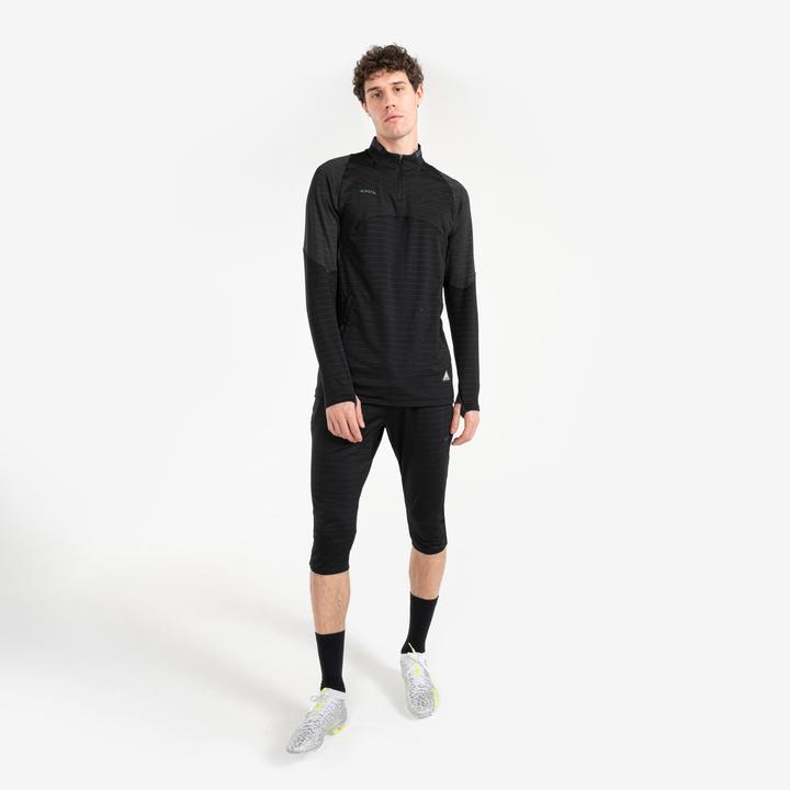 Image du produit Kipsta Femmes/Hommes Football 1/2 Zip - CLR noir (XXL)