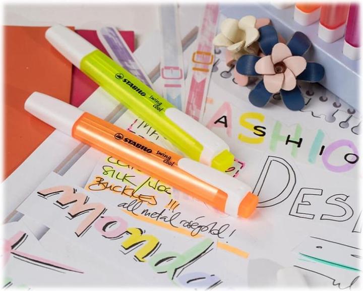 Actual product image STABILO swing cool highlighter (Sorted, 1 mm, 18 x)