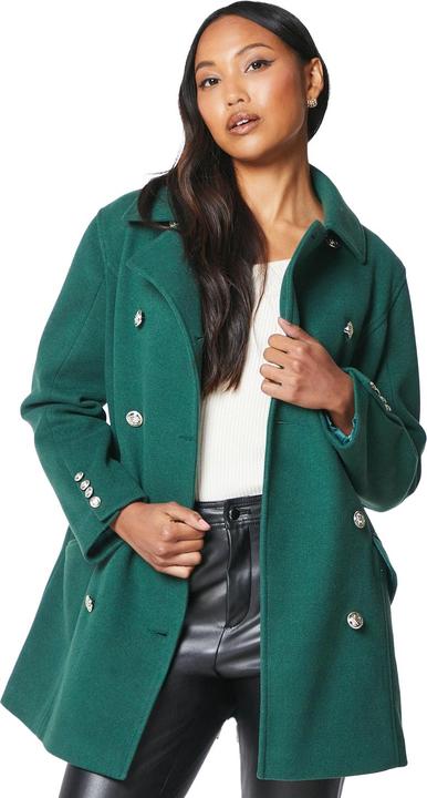 Actual product image Principles Womens/Ladies Military Double-Breasted Short Coat (40 D)
