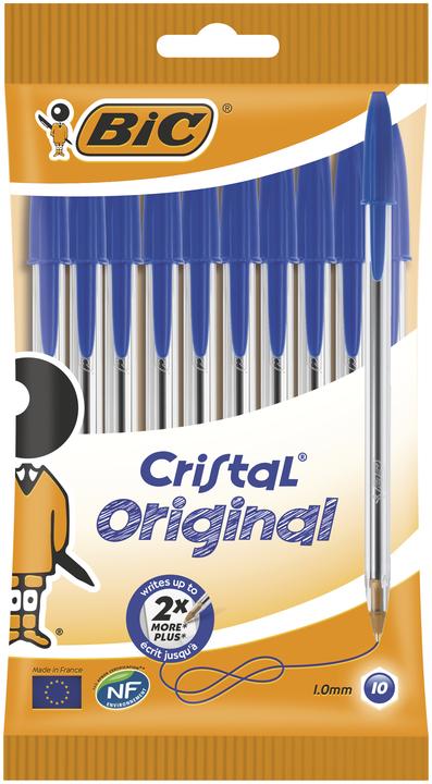 Actual product image Bic Cristal (Transparent, 10 x)