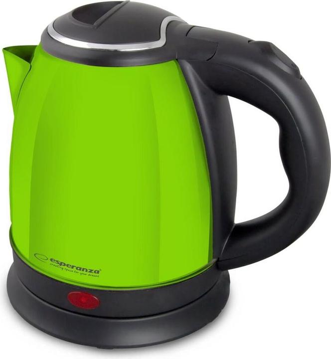 Esperanza EKK128G Elektrischer Wasserkocher Parana 1 L Grün 1350 W (1 l, EU-Stecker)