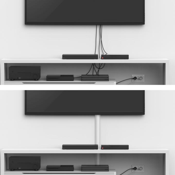 Produktbild Hama Alu-Kabelkanal, eckig (Kabelkanal, 110 cm)