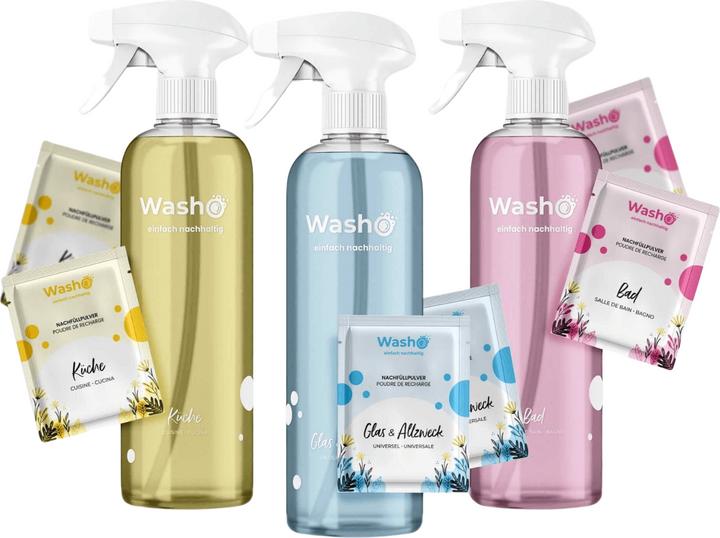 Produktbild Washo Oberflächenreiniger Putz-Set