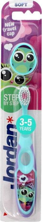 Jordan Step By Step toothbrush for children 3-5 years Soft 1pcs. (Weich, 1 x)