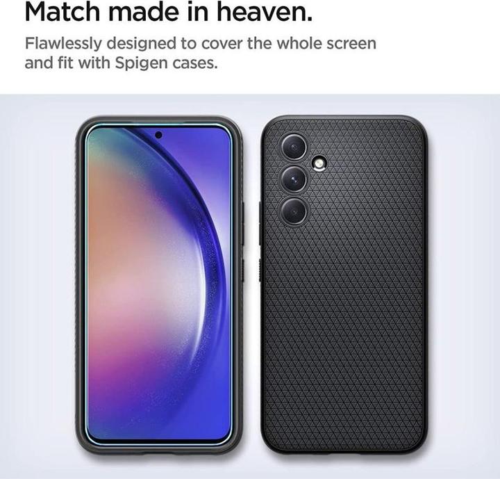 Produktbild Spigen Gehärtetes Glas Alm Glas.Tr 2er-Pack Galaxy A54 5g Klar (1 Stück, Samsung Galaxy A54 5G)