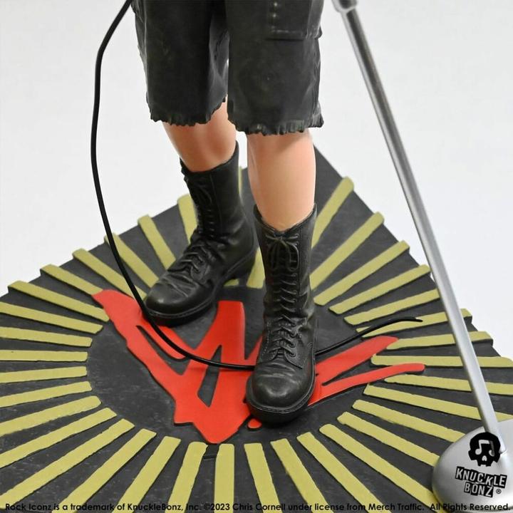 Actual product image Knucklebonz Chris Cornell Rock Iconz Statue 22 cm
