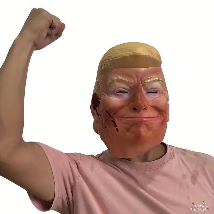 Actual product image Fasnacht Donald Trump gunshot wound to the ear